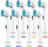 Toothbrush Heads for Oral B - 8 Pack Professional Electric Replacement Heads with Medium Soft Bristles