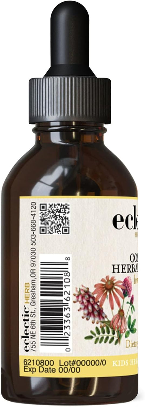 Eclectic Herbs Kid's Herbal Biotic, 1 fl oz (30 ml) - Non-GMO, Gluten-Free, Organic Wildcrafted