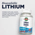 KAL Lithium Orotate 5mg - Low Dose Lithium Supplement for Brain and Mood Support, 180 VegCaps