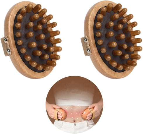 ZeroNever Natural Beech Wooden Massage Comb for Body and Scalp, Meridian Trigger Point