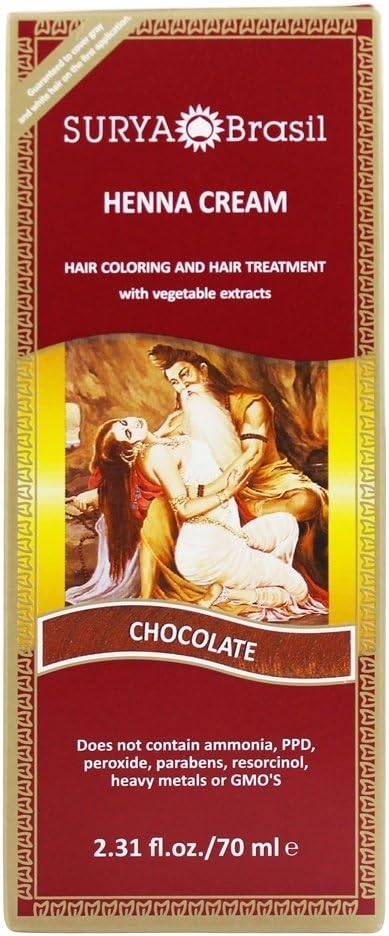 Surya Nature, Inc Henna Chocolate Cream, 2.31 oz
