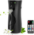 Automatic Air Freshener Spray Dispenser, Wall/Standing, Battery Powered, Remote Control, Black