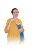 Brilliant Oral Care Expectant Mom Toothbrush, Gentle Extra Soft Bristles, Round Head for Sensitive Teeth, Aqua