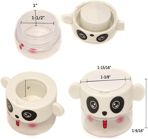 Pill Grinder yueton – Vitamin and Tablet Crusher with Container for Kids, Elder, and Pets