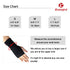 Kuangmi Compression Wrist Support Sleeve, Palm Hand Brace for Carpal Tunnel, Medium (Pack of 2)