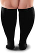 Compression Sock 20-30 mmHg for Women & Men, Wide Calf Travel, Running, Cycling Athletic, Color – Black, Size - XL