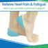 Heavy Duty Heel Cups for Pain Relief & Support - Gel Cushion Shoe Inserts for Severs Disease & Plantar Fasciitis