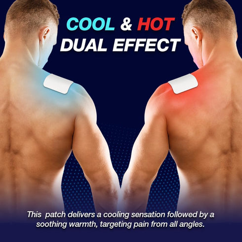 AREX Cool & Hot Pain Relieving Patch - Medium 4 Pack (40 Patches Total)