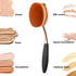 Yoseng Oval Foundation Brush, Large Toothbrush Makeup Brushes for Liquid Cream Powder Application
