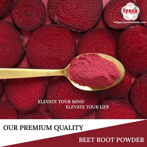 Iyasa Organic Beet Root Powder - Plant Based Superfood, Vegan, Gluten-Free, 1 lb 16 oz