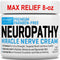 Neuropathy Nerve Relief Cream - Premium 3X Action Cream for Targeted Relief, Maximum Strength with 4% Menthol, 8 Oz
