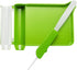 Medarchitect Right Hand Pill Counting Tray with Spatula (Light Green)