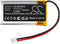 DRAWBELL Battery 250mAh for D'ogtra E-Collar Receivers 200C, 202C, 280C, fit Part NO:BP37P330