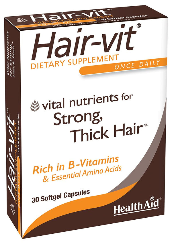 Hair-VIT, 30 Capsules, Once Daily, Vital Nutrients for Strong, Thick, Shiny Hair