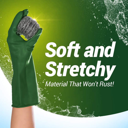 Fuller Brush Heavy Duty Stainless Steel Kitchen Cleaner Scrubbing Scour Sponges, 9 Pack.