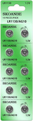 SKOANBE 50 Pack LR54 AG10 LR1130 L1131F 389A Button Cell Batteries Replacement