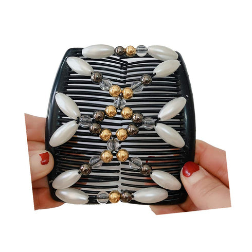 LOVEF 3Pcs Comb Hair Clips for Women and Girls, Stylish and Fashionable Accessories for Easy Hair Dos