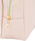 3 Pack Faux Leather Makeup Bags with Zipper, Travel Cosmetic Pouches in 3 Neutral Colors
