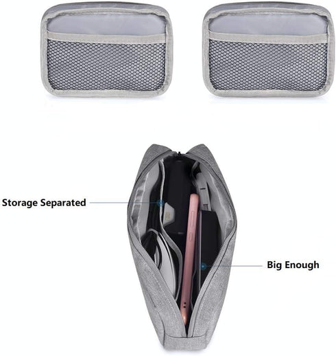Universal Electronics Soft Carrying Case Bag - Durable & Lightweight for Outgoing, Business, Travel, and Cosmetics
