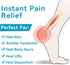 Heel Cushions for Pain Relief, Inserts for Shock Absorption, 1 Pair for Achilles Tendonitis and Bone Spur (Beige, Large)