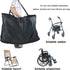 Kasla Rollator Travel Bag,Waterproof Wheelchair Bag for Folding Walker Compatible with Wheelchair Transport Chair