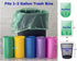 1.2 Gallon Small Trash Bags, CCLINERS 420 Count, 1 Gallon Garbage Bags, 5L Bathroom Trash Can Liners