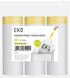 EKO Easy-Dispense Roll, 60 Count Extra-Strong Drawstring Trash Bags, 8 Gallon Clear White Can Liners