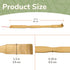 BambooMN 2 Pieces 17 Inch Bamboo Backscratchers Plus Free Travel Size Scratcher
