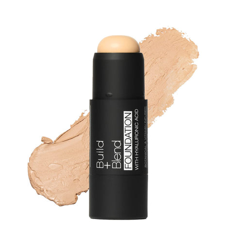 Palladio BUILD & BLEND Foundation Stick, Medium Coverage for Natural Shine Free Finish
