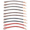 Yishenyishi Curved Jumbo Bobby Pins Pack of 10 Hair Clips (Mixed Color)