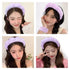 Spa Headbands Set for Washing Face, Makeup & Skincare, Soft Terry Towel Cloth Hairband for Women (Lilac)