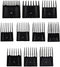 Miaco Universal Clipper Guide Comb Guard Set, 10 Pieces, Fits Oster Classic 76, A5, Andis AG, Wahl