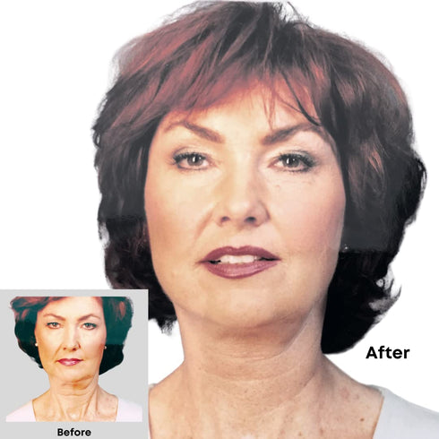 Instant Face Lift Tape Kit - 30-Day Supply of Transparent Neck & Eyebrow Lift Strips - Made in USA