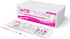 AccuMed 25-Count Pregnancy Test Strips, Individually Wrapped Early Home Detection HCG Test Kit, Clear