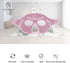 Cooling Gel Facial Mask - 2 PCS Reusable Gel Bead Face Pad & Cold Compress for Puffy & Dry Eyes, Pink and Purple
