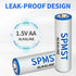 SPMST 1.5V, 40 Count 10-Year -Alkaline AA Batteries Non-Rechargeable Double A Batteries, Long-Lasting Power AA Battery