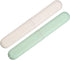 VOCOSTE 2pcs Traveling Toothbrush Holders Case, PP Toothbrush Case for Travel, Green, Beige, 8.07''x1.22''x0.83''