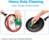 8PCS Scouring Pad, Premium Heavy Duty Reusable Household Green Dish Scrubber for Kitchen & Metal Grills