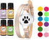 Wild Essentials Dog Paw Essential Oil Leather Wrap Bracelet Diffuser Kit, Gift