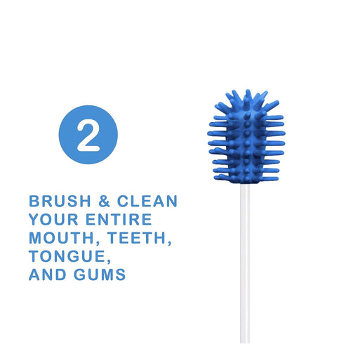 Disposable Mini Toothbrush | Travel Toothbrush | 50 Pieces Peppermint Fresh Breath & White Teeth