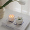 T-shin Lily of The Valley Shaped Scented Candle,80G Aesthetic Flower Shaped Soy Wax