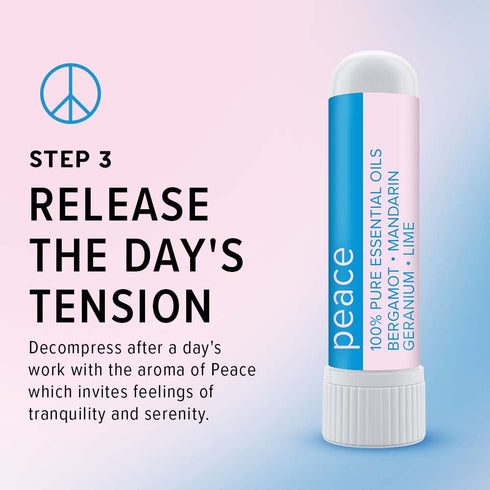 MOXE Daily Aromatherapy Nasal Inhalers Set - All Day Therapeutic Grade Essential Oils, Portable, Leakproof