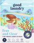Detergent Sheets, Unscented (60 Loads) - Eco-Friendly, Hypoallergenic Laundry Detergent Sheets, No Plastic Waste