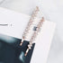WHITEBRIDGE 8pcs Crystal Rhinestone Hair Pins, Four Kinds of Color for Women & Girls