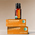 Set 100% 5x10ml Premium USDA Organic Essential Oils - Pure Natural Undiluted, for Aromatherapy Diffuser