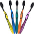 Advanced Oral Care Activated Charcoal Toothbrush - 5 Pack Soft Bamboo Bristle for Gentle Cleaning