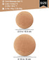 Set, 2.5''+2.5''+3.15'' KITWILD Cork Massage Ball High Density Fine Particles Massage Ball for Deep Tissue Muscle