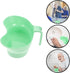 Bed Cup Patient Basin, Plastic Dental Emesis for Elderly Bedridden Patients Cleaning