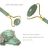 rosenice Set 5.90X1.96X1.18In Green-Set Jade Beauty Vessel Gua Sha Massage Tool with Roller and Scraping Plate