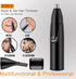 Nose and Ear Hair Trimmer Clipper - Professional Eyebrow & Facial Hair Trimmer for Men Women, Wet/Dry, Easy to Clean,Dual Edge Hypoallergenic Blade-9000 RPM Precision Trimmer for Quick Shave